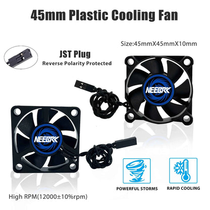 RC Motor Waterproof Fan 25/30/35/40/45/50mm 10000-30000RPM 5V-12V DC Rapid Cool Cooling Heatsink for Brushless Motor 28/36/42mm