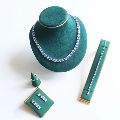 European Bridal Wedding Jewelry High Quality Earrings, Necklace, Bracelet Set, Evening Dress, Hundred Matching Accessories    Home Decor Supply | Online Retail | ShoreShopper.com