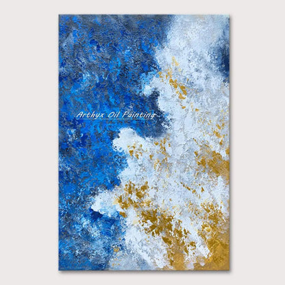 Arthyx,Handpainted Texture Abstract Golden Oil Paintings,Modern Canvas Art Large Wall Pictures Living Room Decor Home Decoration    Home Decor Supply | Online Retail | ShoreShopper.com