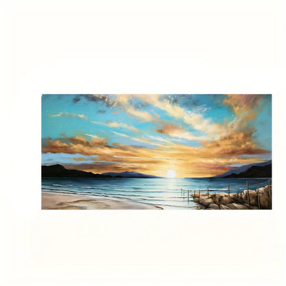 Beach Sunset Wall Art Posters Large Landscape Canvas Painting Print Nordic Wall Decoration Picture For Home Decor    Your Coastal Marketplace | Shoreshopper.com
