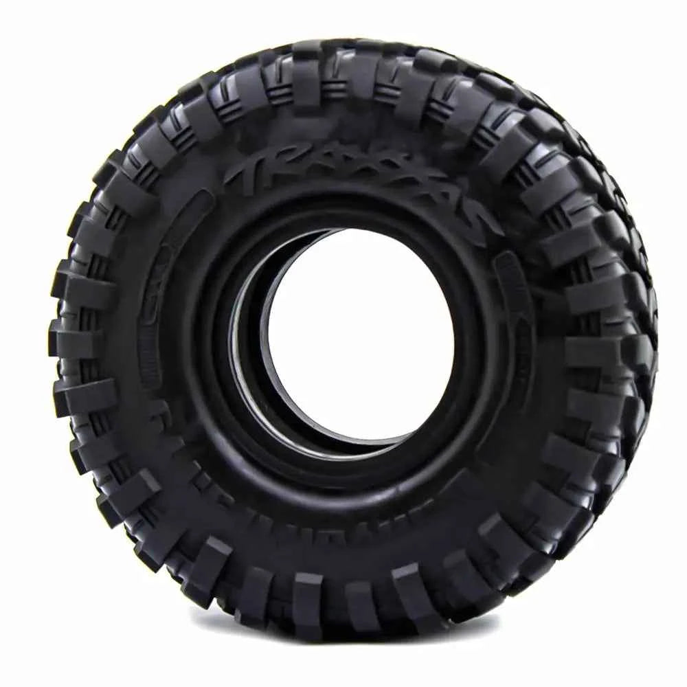 RC 120MM 1.9" Rubber Rocks Tires for 1:10 RC Rock Crawler Axial SCX10 Canyon Trail Trax TRX-4 TRX6 #8174