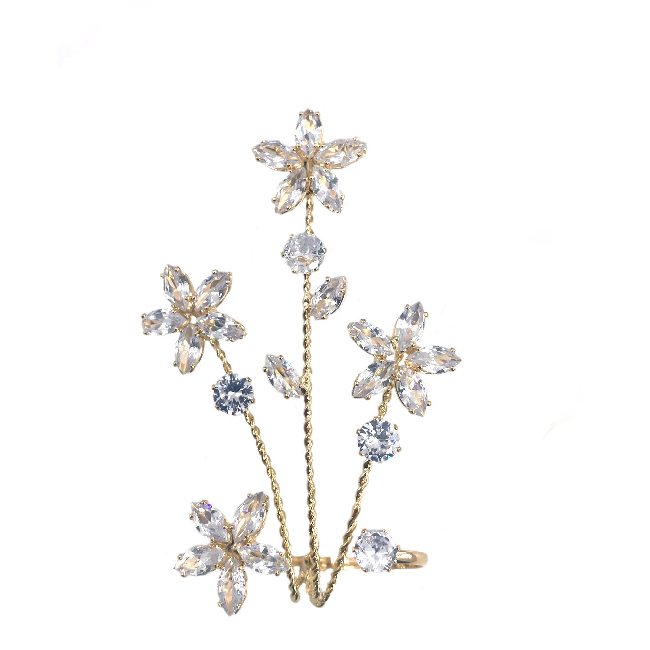 1cp Luxury Zircon Flower Women's Foot Ring Sexy Barefoot Beach Accessories    Your Coastal Marketplace | Shoreshopper.com