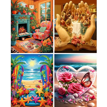 1pc Paint by Numbers Kit for Adults Beginner on Canvas, Painting Kits for Adults, DIY Hobbies for Women, Frameelss    Home Decor Supply | Online Retail | ShoreShopper.com
