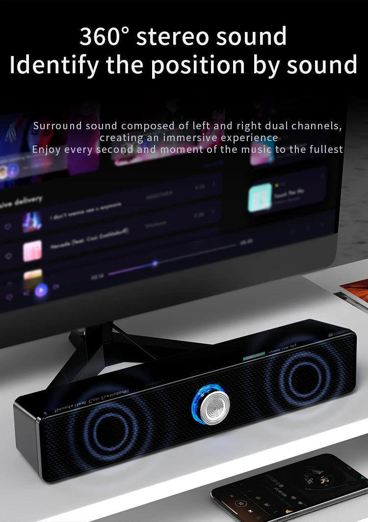 Surround Speaker Home Theater Sound System Computer Soundbar For TV Subwoofer Wired Stereo Strong Bass    Home Decor Supply | Online Retail | ShoreShopper.com