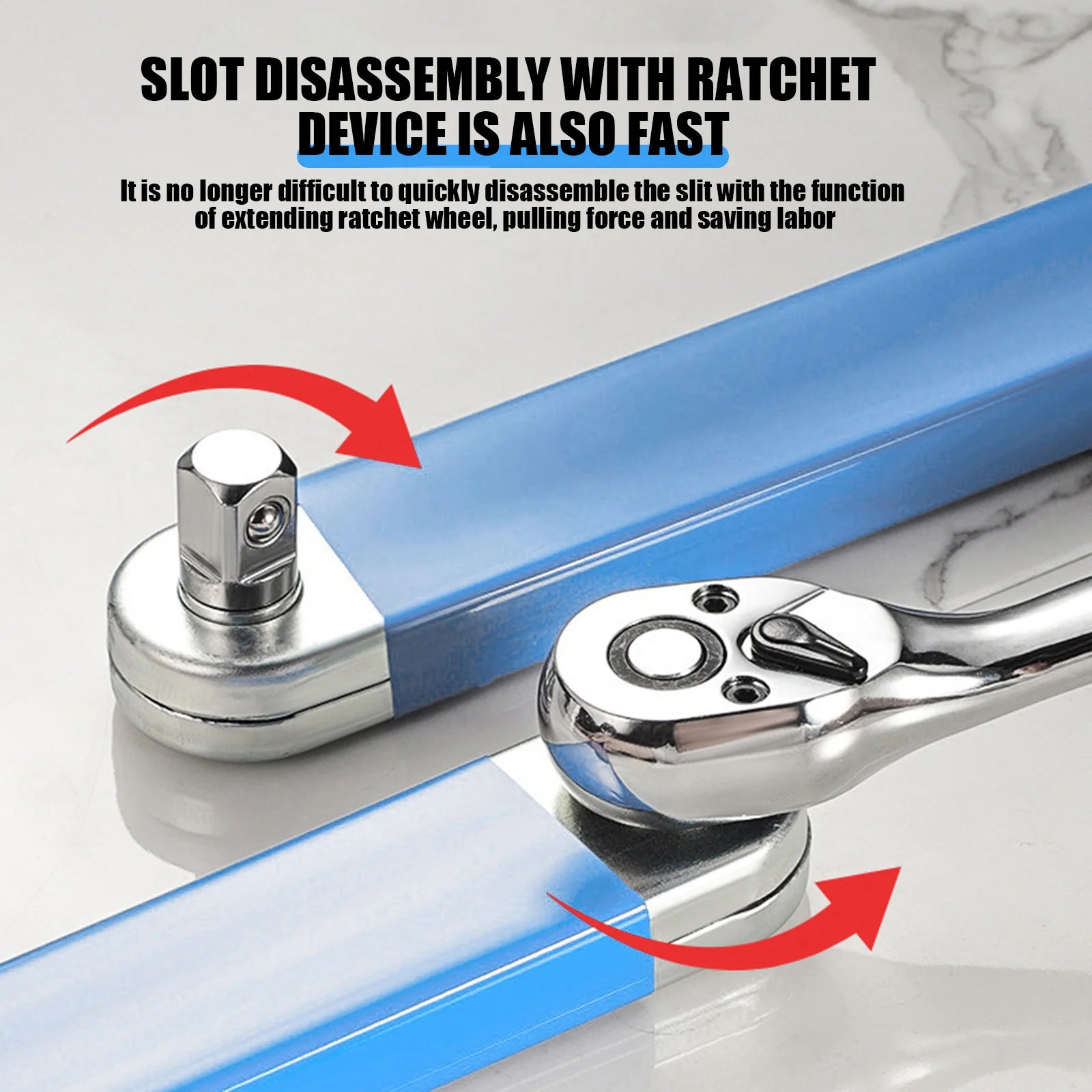 Professional Drive Ratchet Wrench Household Multifunctional Repair Tool Ratchet For Air Refrigeration Tools MIAO-US - ShoreCo.Shop