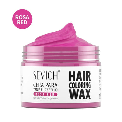 SEVICH Hair Colour Wax Temporary DIY Hair Coloring Wax One-Time Long Lasting Hair Dye Mud Cream Christmas Hair Styling Products - ShoreCo.Shop