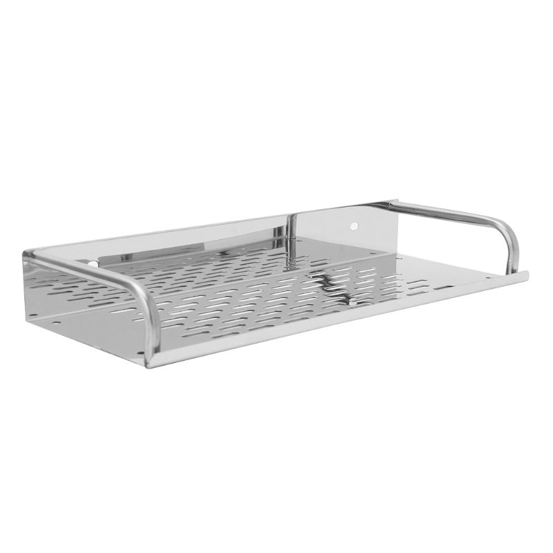 Stainless Steel Kitchen Bathroom Shelf Wall-mounted Storage Rack Single Layer    Home Decor Supply | Online Retail | ShoreShopper.com