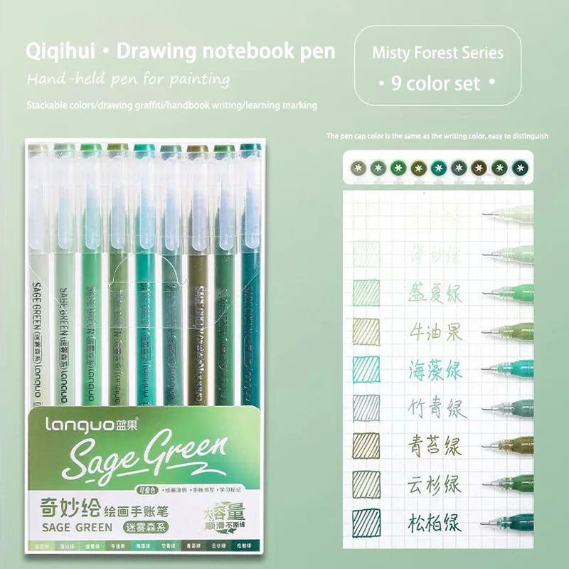 Languo 27-207 Colors Of One Set Drawing Handbook Pens Student DIY Graffiti Multi-Color Gel Pen Writing Marker Stationery    Home Decor Supply | Online Retail | ShoreShopper.com