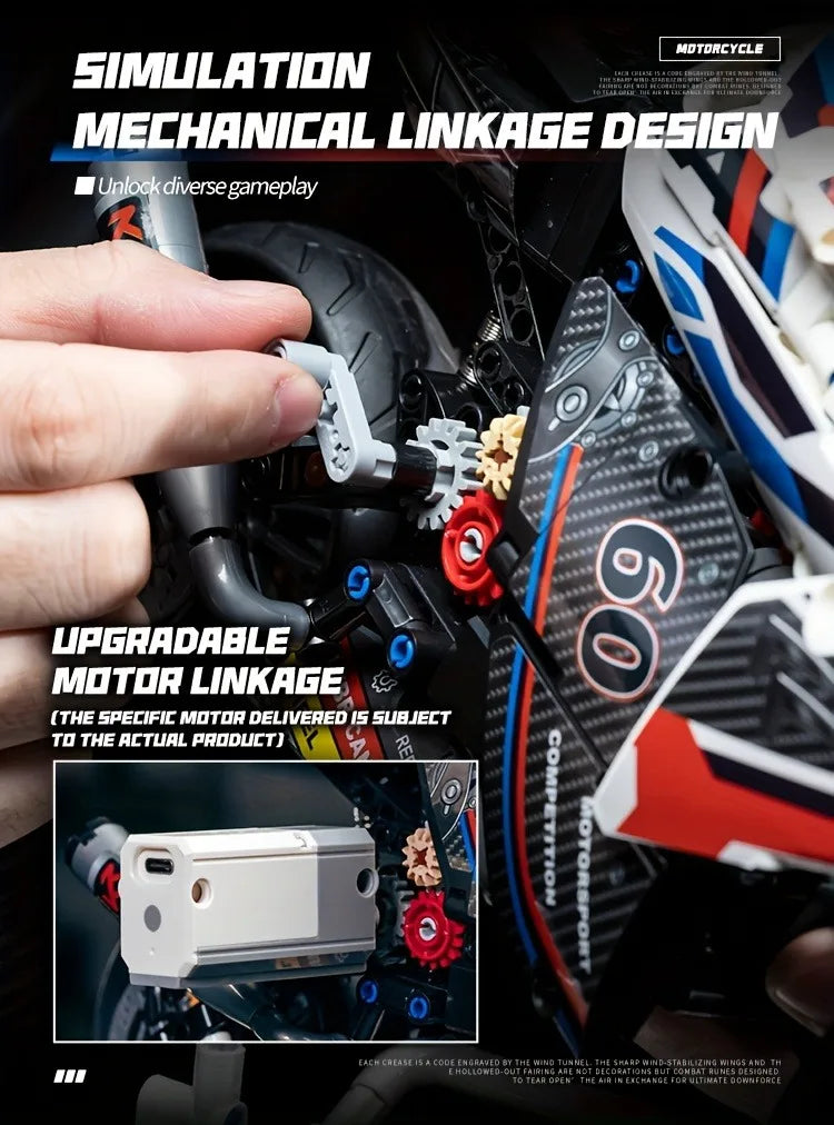 1:8 Motorcycle Building Blocks Set Super Motorbike Model Kit Technical Racing Kids Assembled Toys Gifts For Boys And Girls    Home Decor Supply | Online Retail | ShoreShopper.com