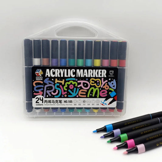 12 color /18 color /24 color /36 color /48 color acrylic marker art supplies hand-painted diy watercolor pens    Home Decor Supply | Online Retail | ShoreShopper.com