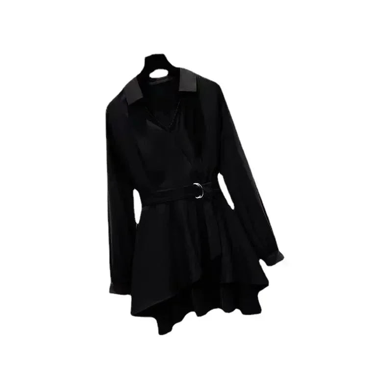 Women Blouses Summer Shirts 2025 New Short Spring High Waist Long Sleeve Shirt Casual Elegant Work Slim Fit White Black Y2k Top    Your Coastal Marketplace | Shoreshopper.com