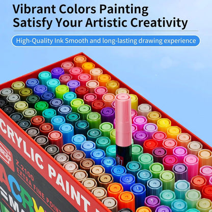 36-240 Acrylic Paint Markers, Waterproof & High Saturation for Wood,Metal,Plastic,Fabric,Glass,Ceramic Painting DIY Art Supplies    Home Decor Supply | Online Retail | ShoreShopper.com