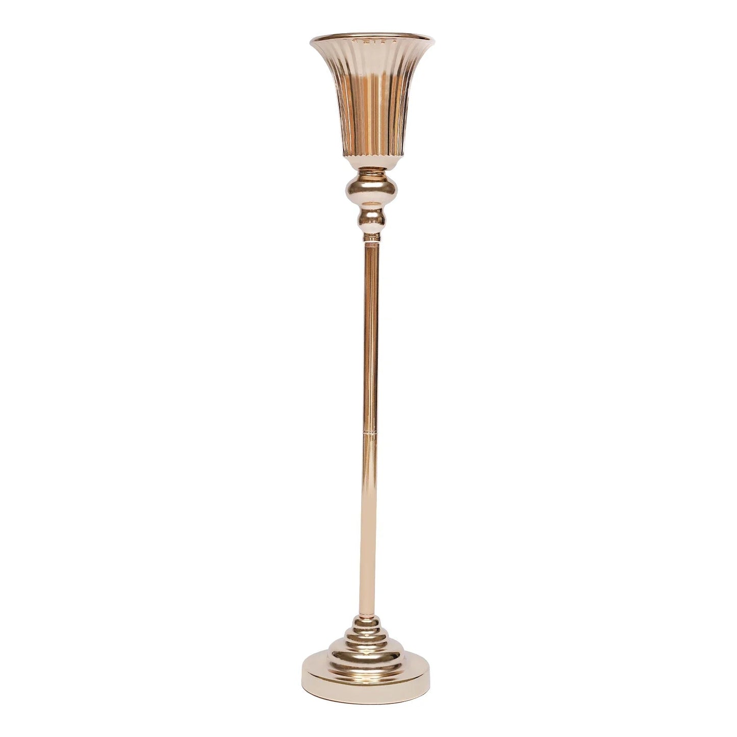 10Pcs Versatile Wedding stands Metal Trumpet Holders Vases For Weddings, Party Decorations    Home Decor Supply | Online Retail | ShoreShopper.com