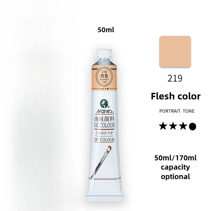 Maries Oil Paint 50ML Oil Painting Art Creation Pigment Large Oil Paint Paint Single Commonly Used 24 Colors    Home Decor Supply | Online Retail | ShoreShopper.com