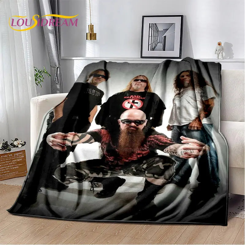 Slayer Heavy Metal Band Soft Plush Blanket,Flannel Blanket Throw Blanket for Living Room Bedroom Bed Sofa Picnic Cover Warm Kids    Your Coastal Marketplace | Shoreshopper.com