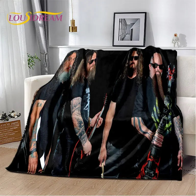 Slayer Heavy Metal Band Soft Plush Blanket,Flannel Blanket Throw Blanket for Living Room Bedroom Bed Sofa Picnic Cover Warm Kids    Your Coastal Marketplace | Shoreshopper.com