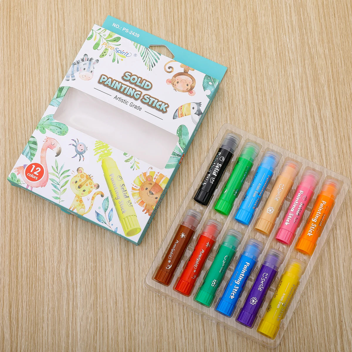 8/12 Colors Crafts Paint Sticks Color Solid Painting Stick Washable Paint Sticks Drawing Graffiti Art for Kids and Students    Home Decor Supply | Online Retail | ShoreShopper.com
