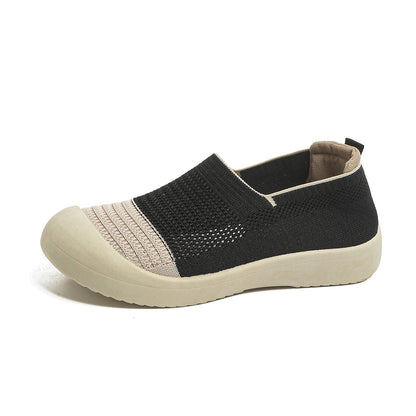 Women's shoes Women's Retro Dual-tone Slip-on Shoes Breathable Soft Sole for Comfort Summer Fashion Footwear Versatile Colorways    Your Coastal Marketplace | Shoreshopper.com