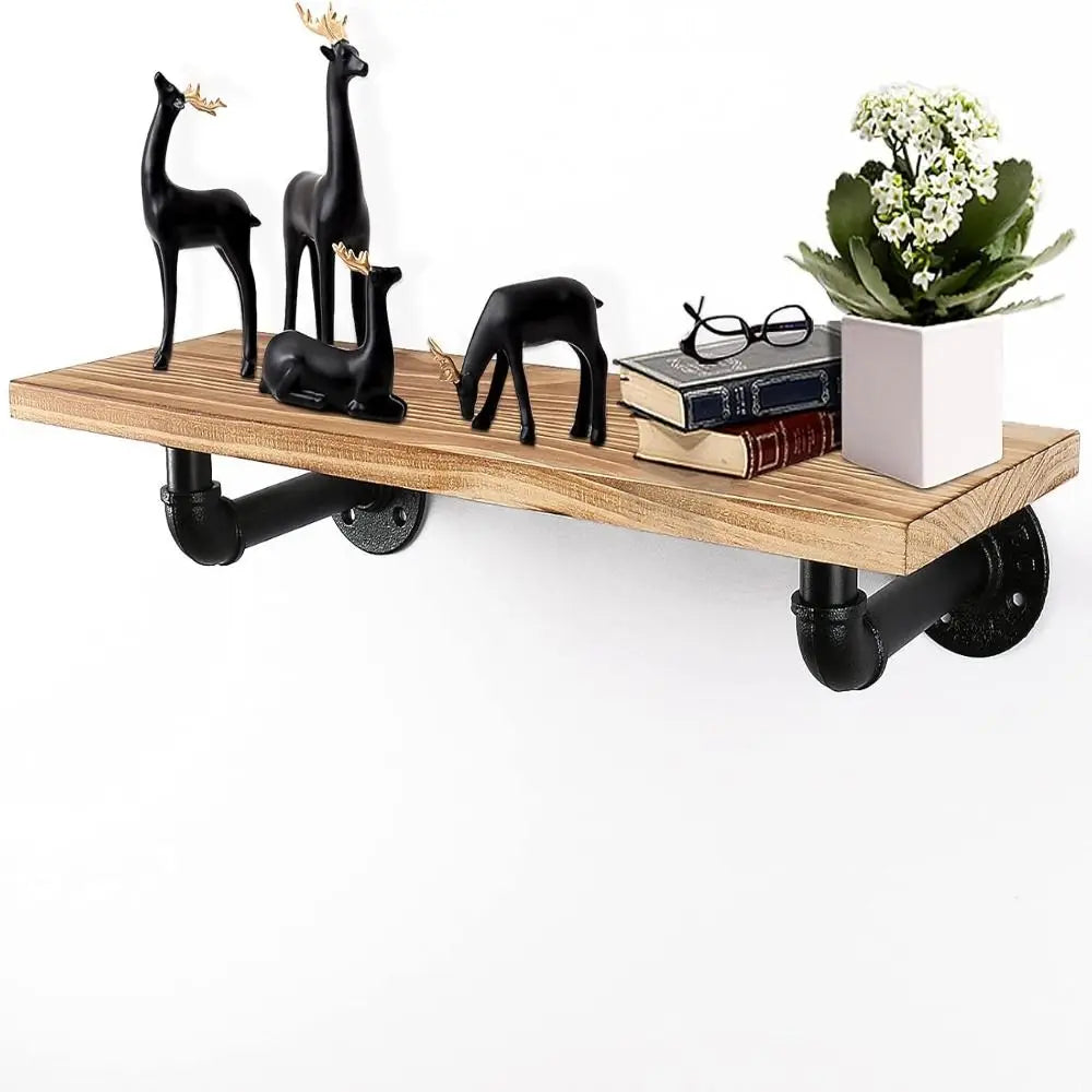 Replacement Heavy Duty Floating Shelf Brackets Black Coated Metal Cast Iron Shelves Brackets Wall Mount Wall Shelf Support    Home Decor Supply | Online Retail | ShoreShopper.com
