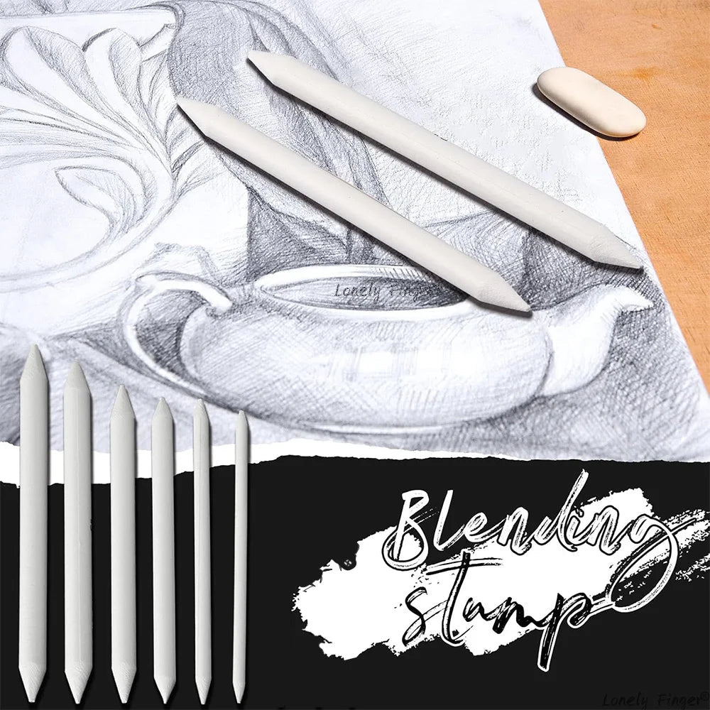 Paper Art Blending Stumps for Drawing Shading, Drawing Supplies Pencil Sketch Paint Tools, for Student Artist Markers, 6/48 PCS    Home Decor Supply | Online Retail | ShoreShopper.com