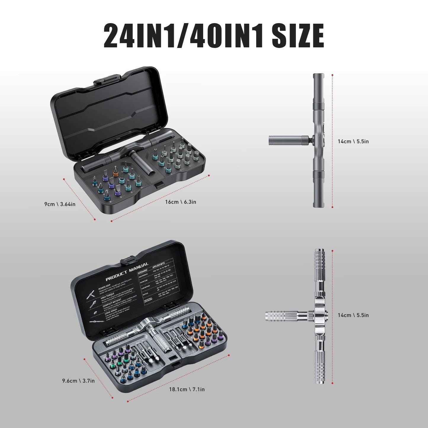 VMAN 66in1 Multifunction Ratchet Screwdriver Set Multi Magnetic Bits Mini Repair Tool Kit Household Tool For PC & Desk Etc.    Home Decor Supply | Online Retail | ShoreShopper.com