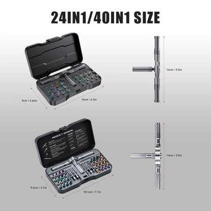 VMAN 66in1 Multifunction Ratchet Screwdriver Set Multi Magnetic Bits Mini Repair Tool Kit Household Tool For PC & Desk Etc.    Home Decor Supply | Online Retail | ShoreShopper.com
