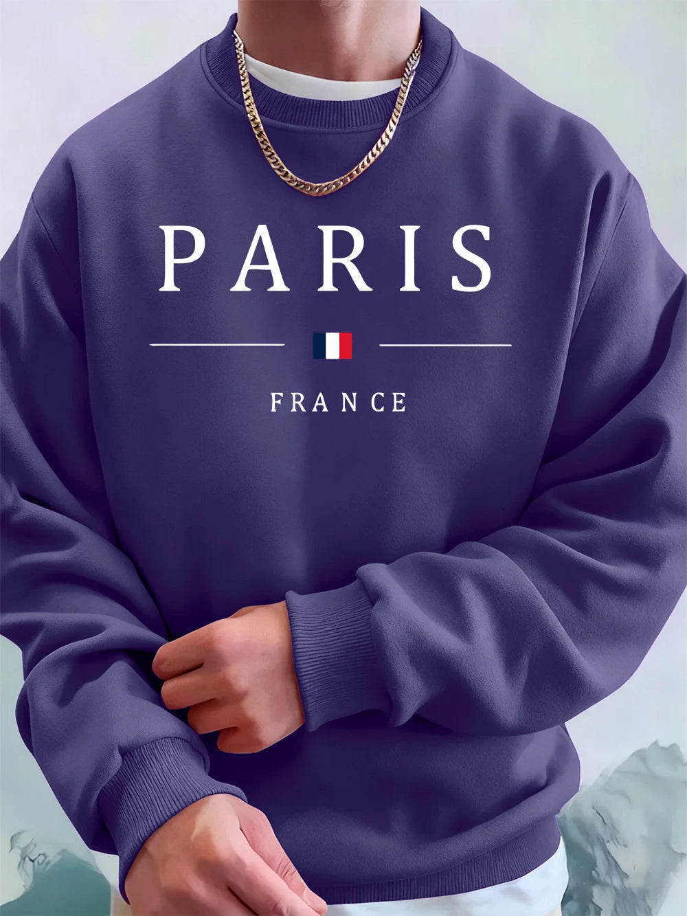 Paris France Flag Printing Men'S Hoodies Autumn Oversize Sweatshirt Hip Hop Crewneck Fleece Warm Streetwear Street Men Clothes    Home Decor Supply | Online Retail | ShoreShopper.com