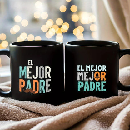 24Pcs/Set Father's Day Quotes Spanish DIY Glass Jars Wrap Stickers Coffee Cups UV DTF Transfers Decor Sticker On Mugs