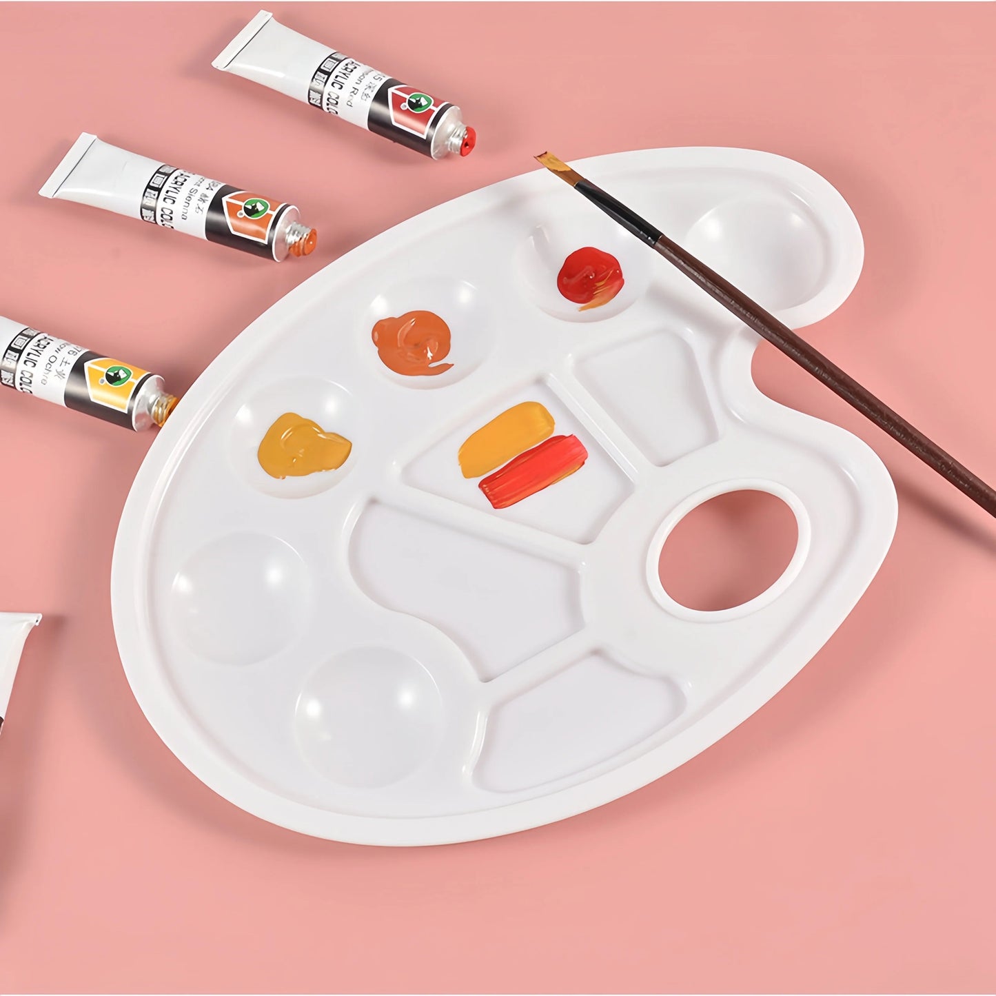 Oval palette art supplies diy painting graffiti supplies palette wholesale    Home Decor Supply | Online Retail | ShoreShopper.com