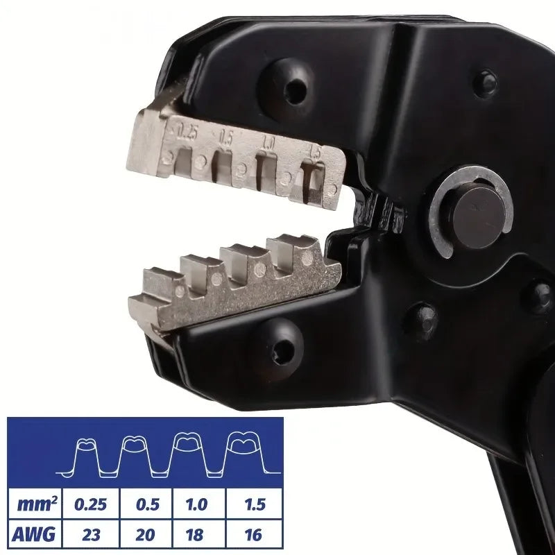 Terminals Crimp Pliers Interchangeable Dies Wire Crimper Crimping Tools Ratcheting SN-48B PH2.0 XH2.5 JST2.5 VH3.96    Home Decor Supply | Online Retail | ShoreShopper.com