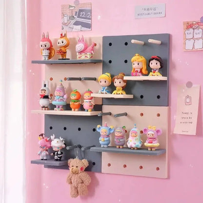 Home Decor Wall Shelves Decoration Hole Board Wall Storage Rack Storage Shelf Kitchen Bedroom Hanging Wall Shelves Wall Decor    Home Decor Supply | Online Retail | ShoreShopper.com
