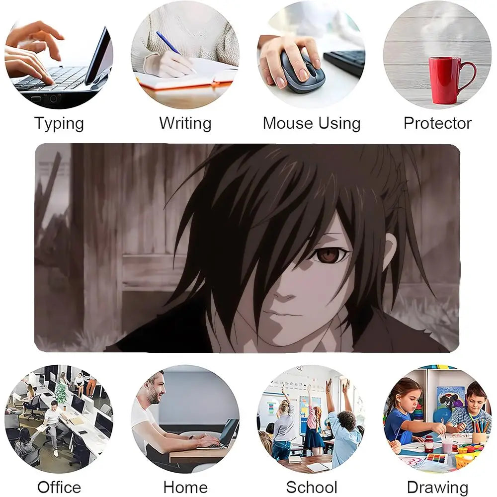 Anime The L-Legend Of Dororo And Hyakkimaru Mouse Pad Mousepad Large Gaming LockEdge Thickened Computer Keyboard Table Desk Mat - ShoreCo.Shop