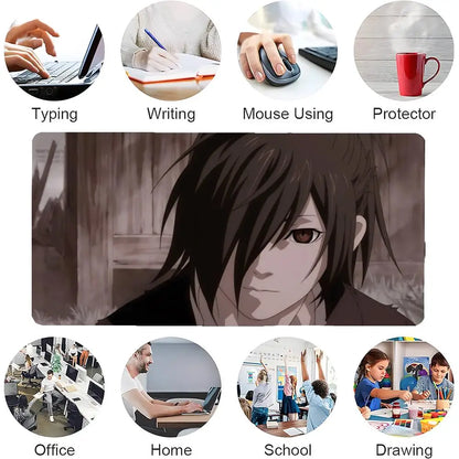 Anime The L-Legend Of Dororo And Hyakkimaru Mouse Pad Mousepad Large Gaming LockEdge Thickened Computer Keyboard Table Desk Mat - ShoreCo.Shop