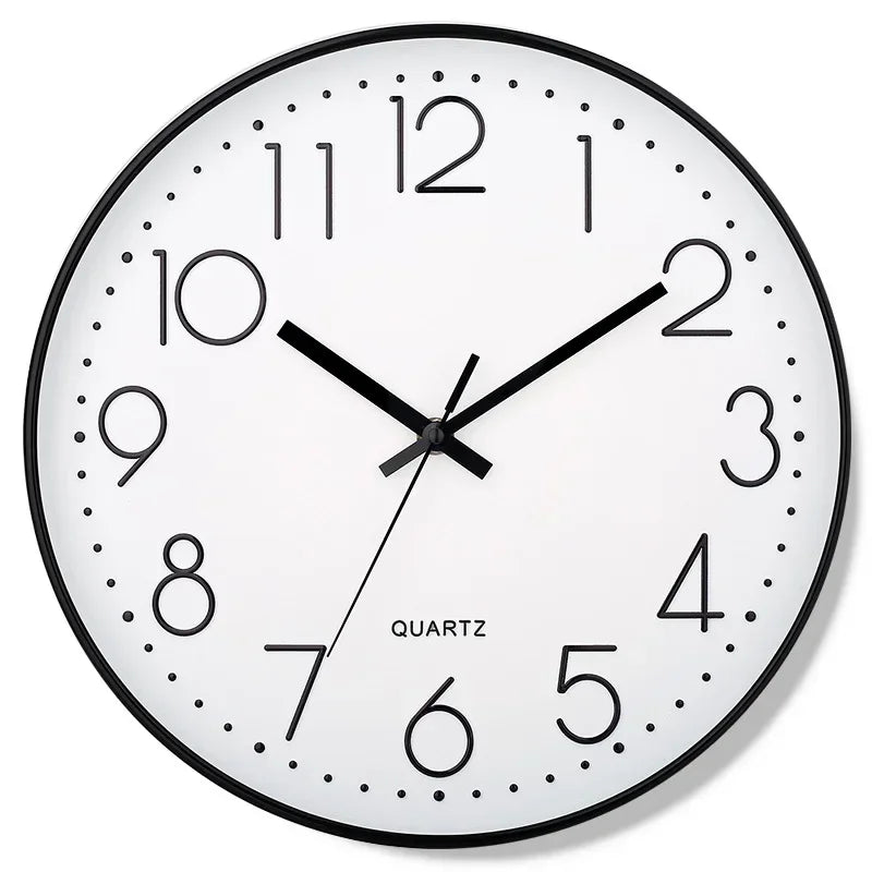 8 Inch Easy To Read Wall Clock Classic Elegant Modern Silent Quartz Clocks for Living Room Bedroom Office Study    Home Decor Supply | Online Retail | ShoreShopper.com