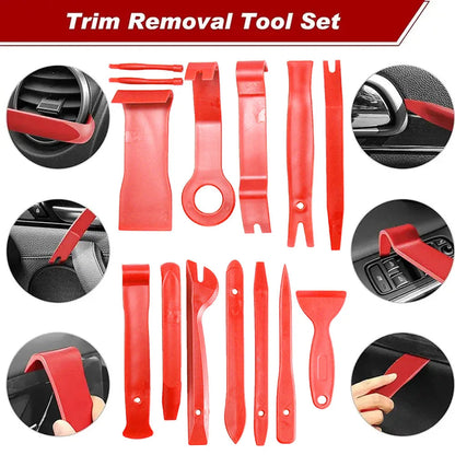 Car Trim Removal Tool Kit for Door/ Pannel/ Audio Dashboard/ Plastic Rivets/ Bumper/ Fastener Clips DIY Car Panel Disassembly    Home Decor Supply | Online Retail | ShoreShopper.com