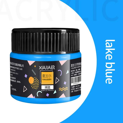 Acrylic paint 100ml hand-painted wall painting Graffiti Stone T-shirt tinned paint Studio multi-color acrylic paint    Home Decor Supply | Online Retail | ShoreShopper.com