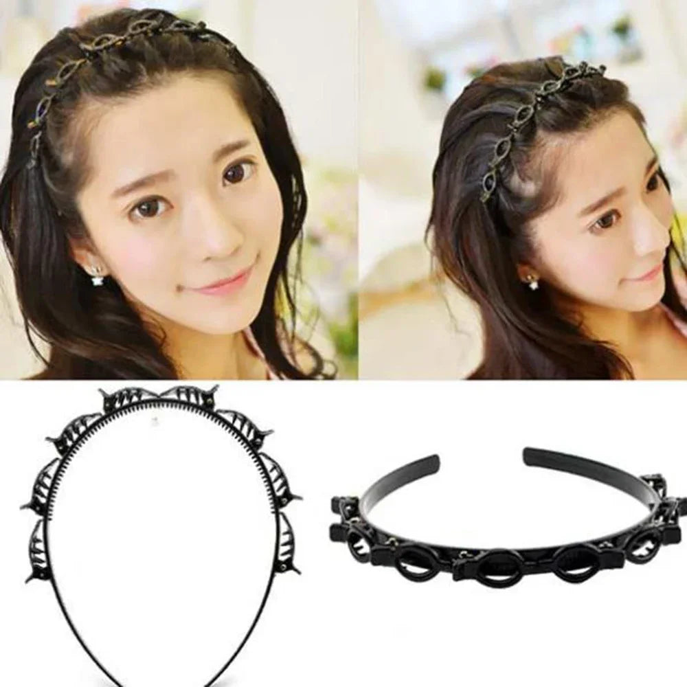Women Headband Headwear 2025 New Double Bangs Hairstyle Hair Clips    Your Coastal Marketplace | Shoreshopper.com