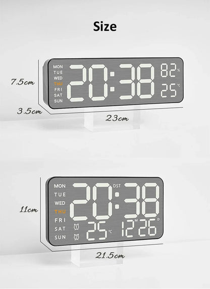 Mirror Brushed Finish Wall Clock Premium Modern Home Wall Clock    Home Decor Supply | Online Retail | ShoreShopper.com