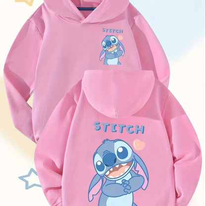 Fashionable Disney Children's Hoodies, Autumn and Winter Girls'  Boys' Clothes Outdoor Sweatshirts Soft Long-sleeved Pullovers - ShoreCo.Shop