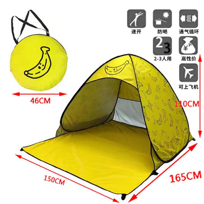 Hot Sale Quick Automatic Beach Tent Outdoor Beach Shade Sun Shelter Tent UPF50+ Portable Beach Canopy For Camping Fishing    Your Coastal Marketplace | Shoreshopper.com