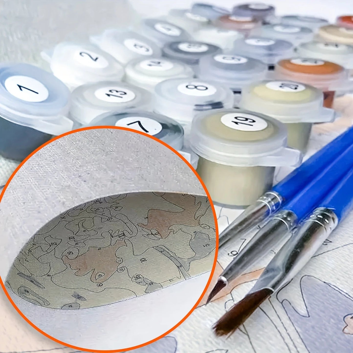 1pc Paint By Number Kits for Adults, 40x50cm/ 16x20inch, DIY Lavender Easy Oil Acrylic Painting By Numbers Kits Arts Crafts for    Home Decor Supply | Online Retail | ShoreShopper.com