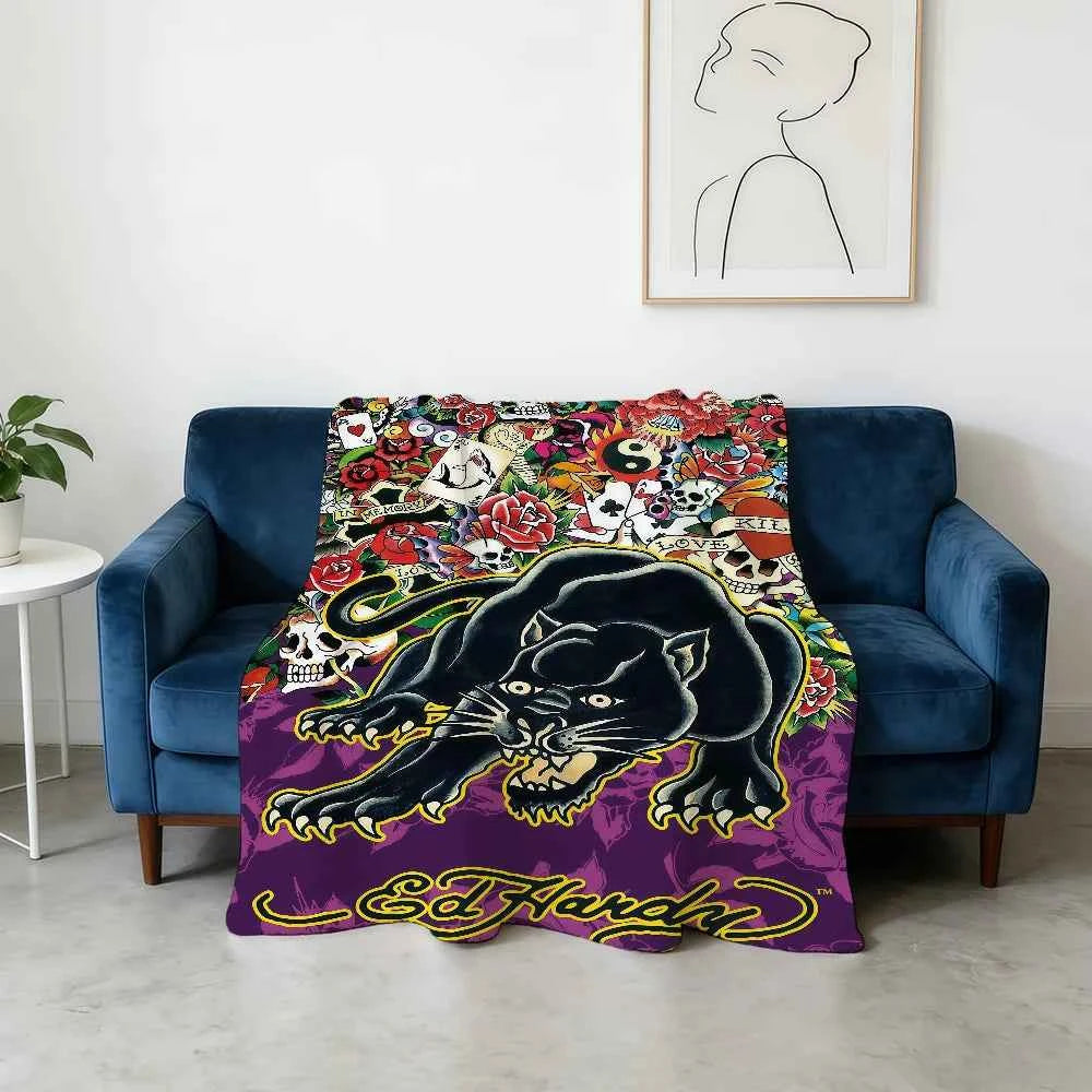 Blanket Super Warm Comfortable Plush Throw E-Ed Blanket Child Home Sofa Fashion H-Hardy-ES Brand Bedroom Gift