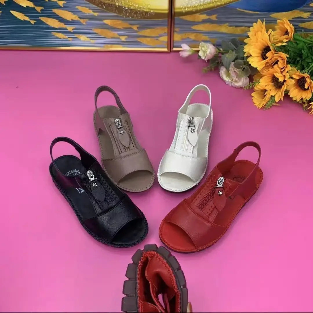New Women Shoes Fashion Flat Sole Sandals Shoes for Women Fish Mouth Comfortable Casual Sandals Zapatos De Mujer    Your Coastal Marketplace | Shoreshopper.com