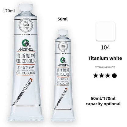 Marie's Oil Paint 170ML Oil Painting Art Creation Pigment Large Oil Paint Paint Single Commonly Used 24 Colors    Home Decor Supply | Online Retail | ShoreShopper.com