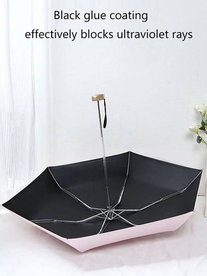 Outdoor Mini Sun Umbrella UV Protection Ultralight Folding Five-fold Umbrella Sunshade Umbrella    Your Coastal Marketplace | Shoreshopper.com