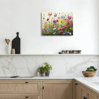 Vibrant Floral Canvas Wall Art - 11.8x15.7in Framed Decor for Home & Office, Perfect Gift for Any Room    Home Decor Supply | Online Retail | ShoreShopper.com