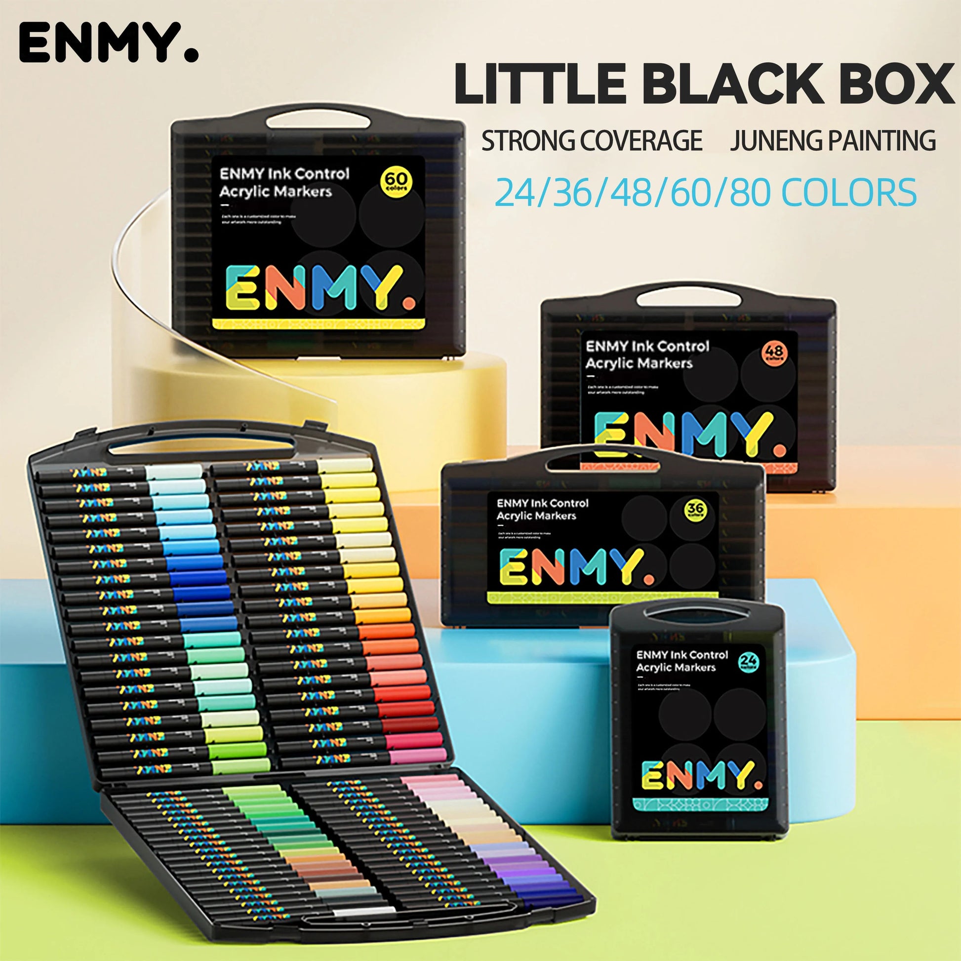 ENMY Acrylic Paint Markers Pen Soft Head Direct Liquid Graffiti Painting QuickDry Pigments Art Supplies for Felt    Home Decor Supply | Online Retail | ShoreShopper.com