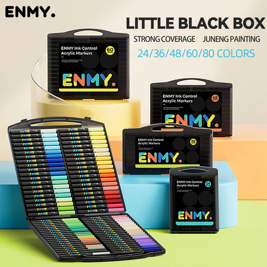 ENMY Acrylic Paint Markers Pen Soft Head Direct Liquid Graffiti Painting QuickDry Pigments Art Supplies for Felt    Home Decor Supply | Online Retail | ShoreShopper.com