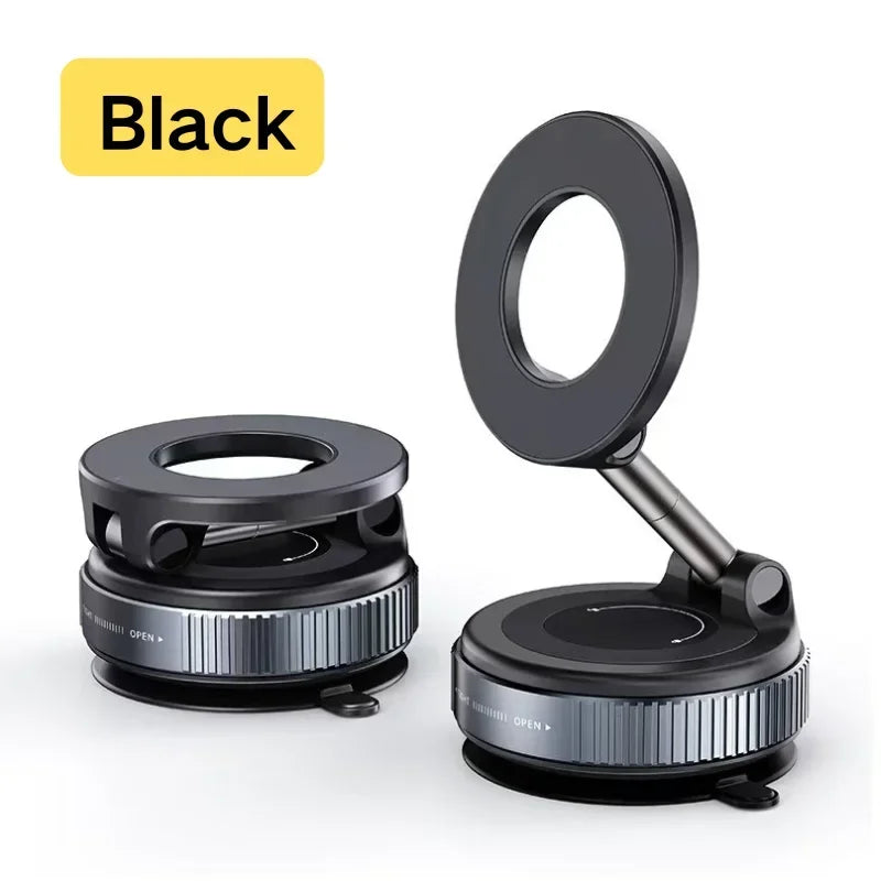 Car Mount Electric Vacuum Magnetic Holder Foldable Strong Suction Stand For Cell Phone For iphone 12 13 14 15 16 Live Streaming    Home Decor Supply | Online Retail | ShoreShopper.com