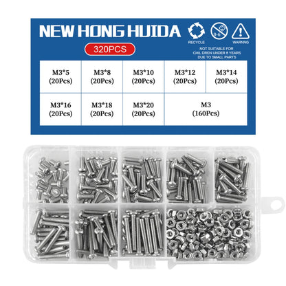M1 M1.2 M1.4 M1.6 M2.5 M3 304 Stainless Steel Round Head Cross Small Screw Set Metric Thread Machine Bolt Assortment Kit Set    Home Decor Supply | Online Retail | ShoreShopper.com